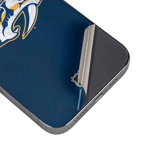 NHL Nashville Predators Distressed iPhone 16 Pro Skin